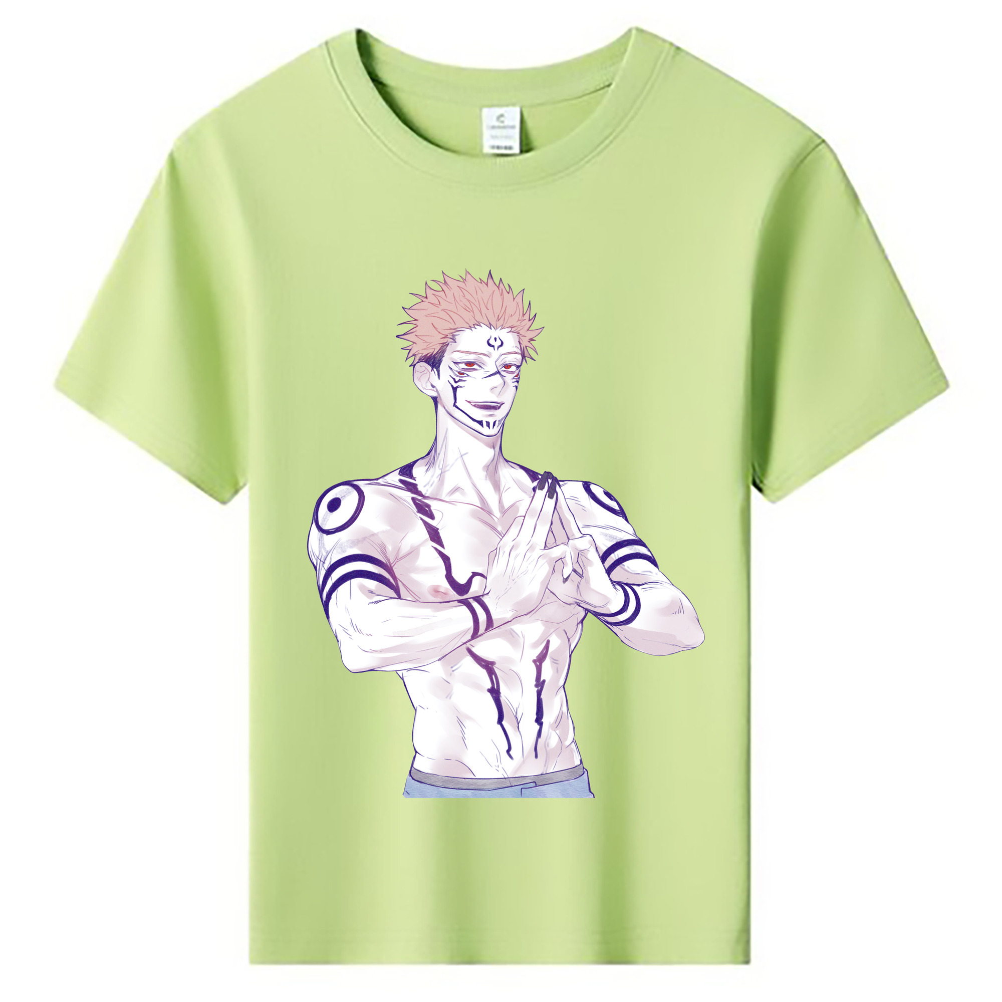 （画像用） 呪術廻戦 Jujutsu Kaisen 綿100％キッズTシャツ（フロントプリント）